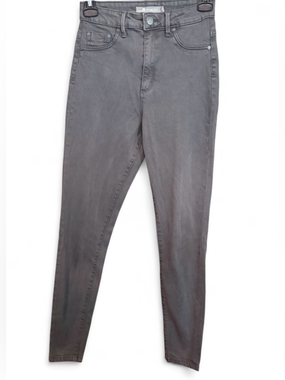 Tractr Washed Grey Skinny Jeans Womens Size 25